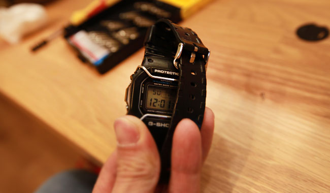 G-Shock：DW-5600Eの電池交換方法 #スピードモデル